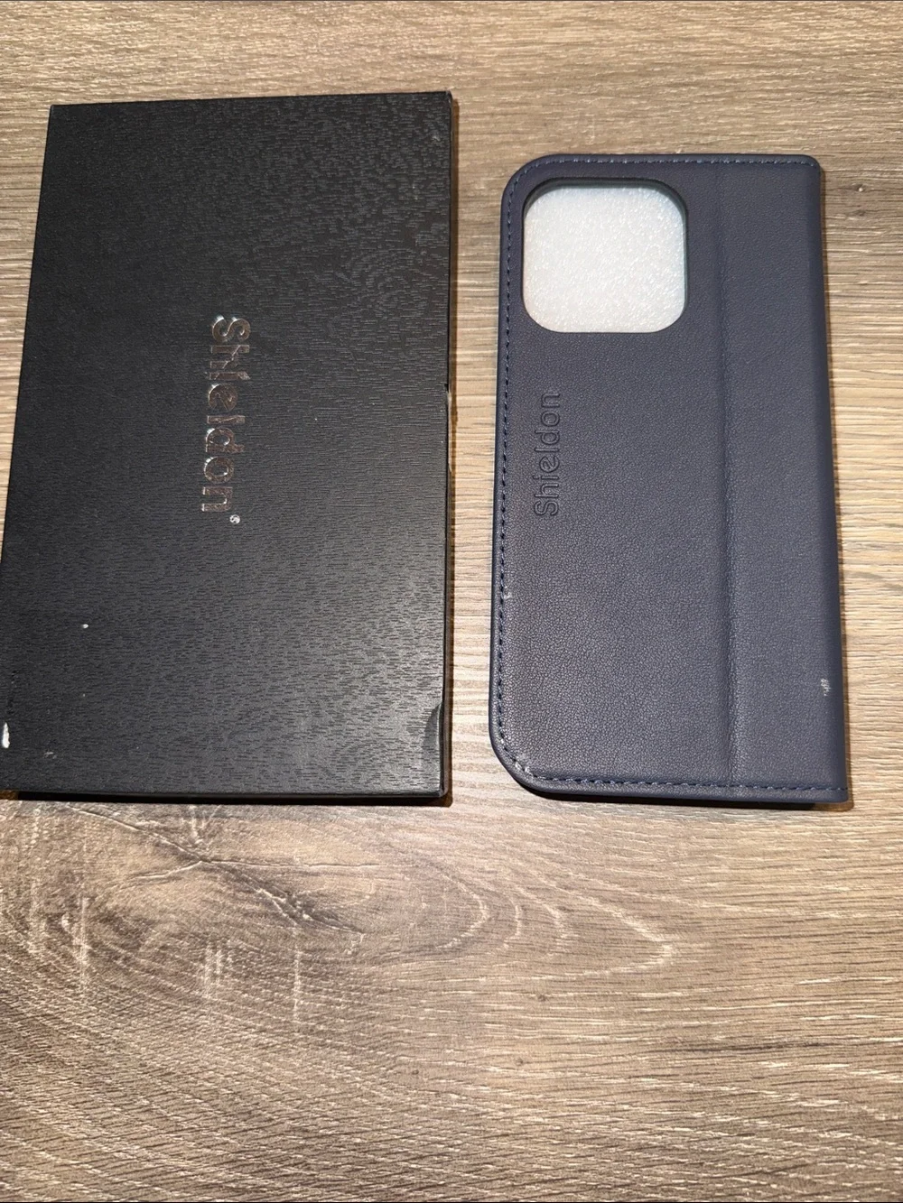 Shieldon Leather Wallet Phone Case - Compatible with iPhone SE3, SE2, 8, and 7.